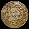 Image 2 : 1826 Classic Head Half Cent NICELY CIRCULATED