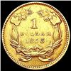 Image 2 : 1856 Slanted 5 Rare Gold Dollar CLOSELY UNCIRCULAT