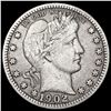 Image 1 : 1902 Barber Quarter LIGHTLY CIRCULATED