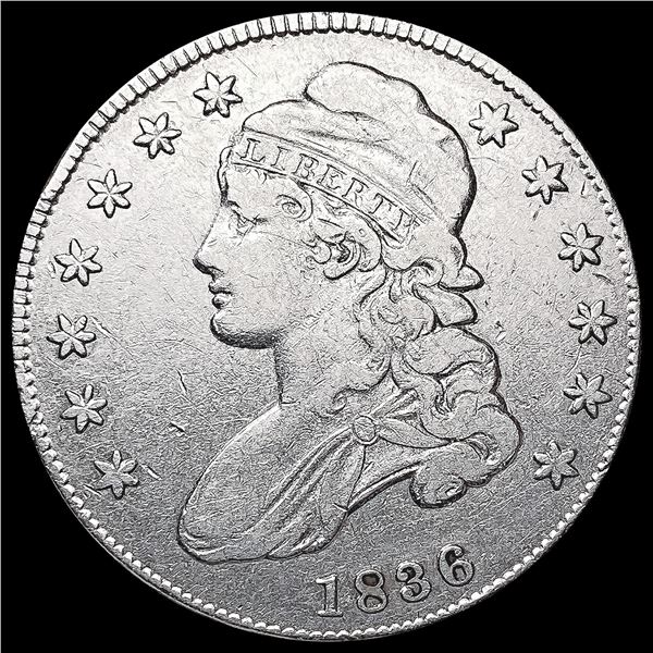 1836 Capped Bust Half Dollar LIGHTLY CIRCULATED