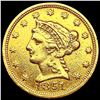 Image 1 : 1851 $2.50 Gold Quarter Eagle CLOSELY UNCIRCULATED