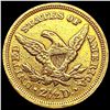 Image 2 : 1851 $2.50 Gold Quarter Eagle CLOSELY UNCIRCULATED