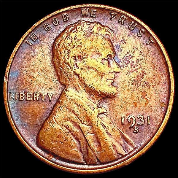 1931-S Wheat Cent UNCIRCULATED
