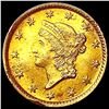 Image 1 : 1854 Rare Gold Dollar UNCIRCULATED