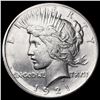 Image 1 : 1921 Silver Peace Dollar CLOSELY UNCIRCULATED