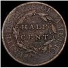 Image 2 : 1809 Classic Head Half Cent NICELY CIRCULATED