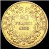 Image 2 : 1859 France .1867oz Gold 20 Francs CLOSELY UNCIRCU