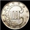Image 2 : 1853 Silver Three Cent CLOSELY UNCIRCULATED