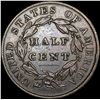 Image 2 : 1835 Classic Head Half Cent CLOSELY UNCIRCULATED