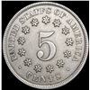 Image 2 : 1868 Shield Nickel CLOSELY UNCIRCULATED