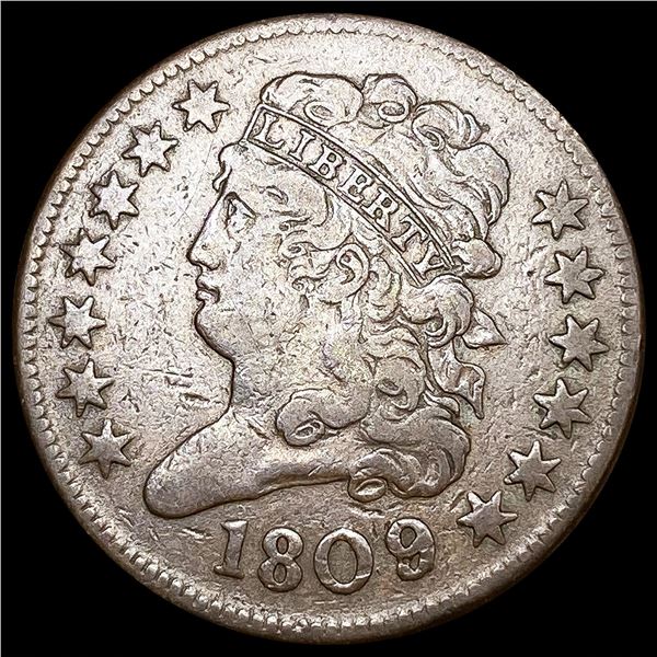 1809 Classic Head Half Cent LIGHTLY CIRCULATED