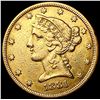 Image 1 : 1881 $5 Gold Half Eagle HIGH GRADE