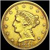 Image 1 : 1851 $2.50 Gold Quarter Eagle LIGHTLY CIRCULATED