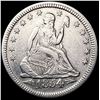 Image 1 : 1854 Arws Seated Liberty Quarter CLOSELY UNCIRCULA