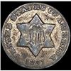 Image 1 : 1851-0 Silver Three Cent NICELY CIRCULATED