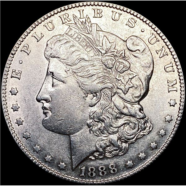 1888-S Morgan Silver Dollar CHOICE AU