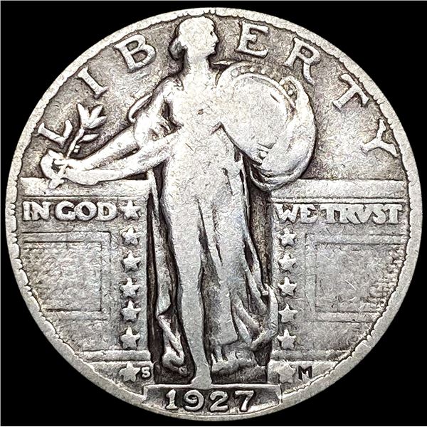 1927-S Standing Liberty Quarter NICELY CIRCULATED