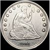 Image 1 : 1861 Seated Liberty Quarter CLOSELY UNCIRCULATED