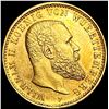 Image 1 : 1909 Germany .1152oz Gold 10 Mark UNCIRCULATED