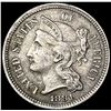 Image 1 : 1881 Nickel Three Cent CLOSELY UNCIRCULATED