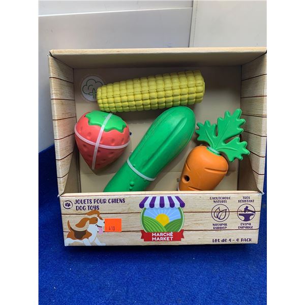 Lot of 4 Dog Toys