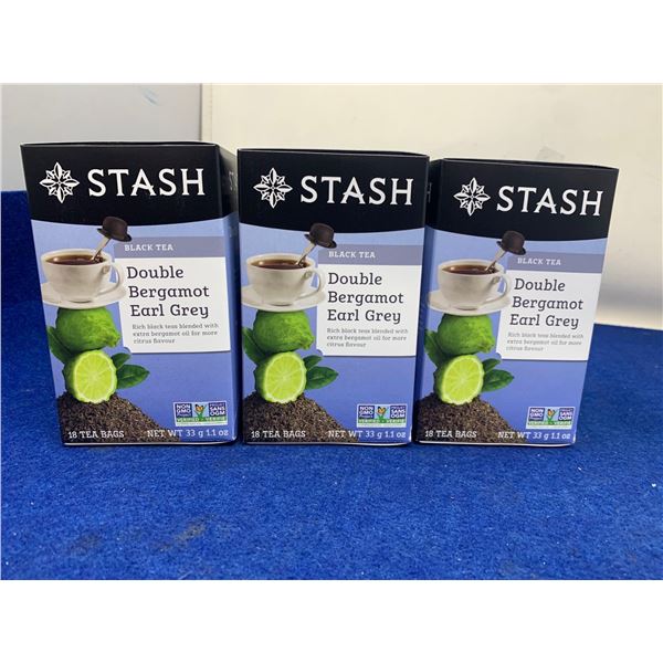 Stash Black Tea Double Bergamot Earl Grey (3 x 18)
