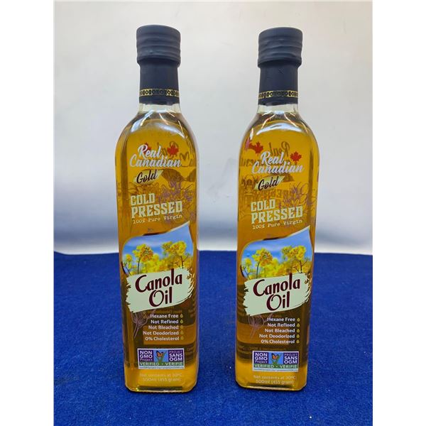 Real Canadian Gold Cold Pressed Canola Oil (2 x 500ml)