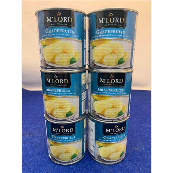 M'Lord Grapefruit in Light Syrup (6 x 284ml)