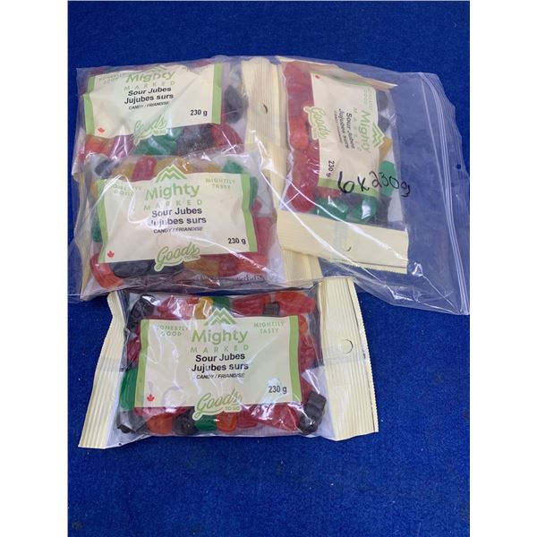 Sour Jubes Candy (6 x 230g)