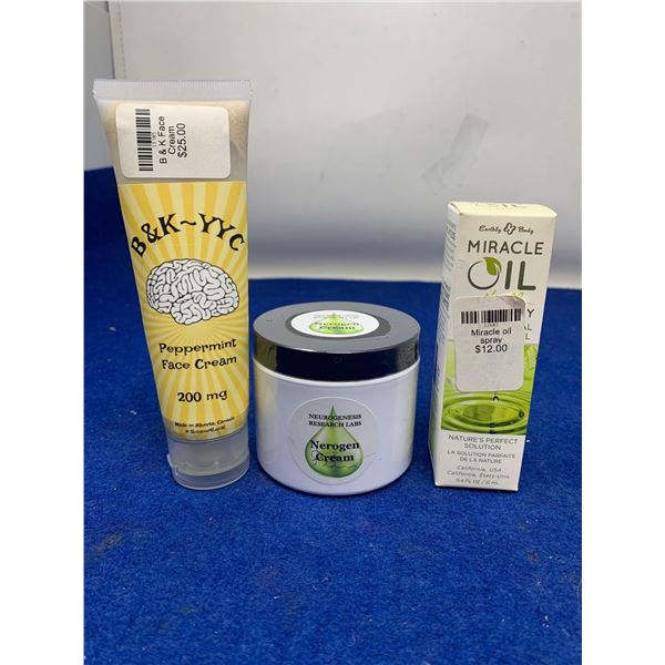 Lot of Assorted Oil and Creams