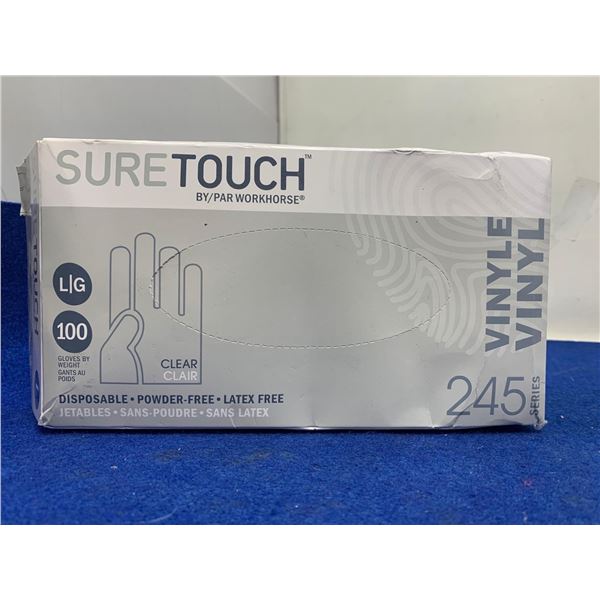 Sure Touch Disposable Powder Free Latex Free Gloves (245ct)