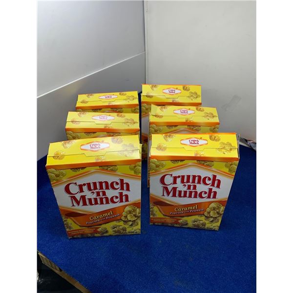 Crunch 'n Munch Caramel Popcorn with Peanuts (200g x 6)