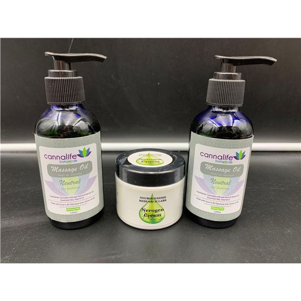 Cannalife Massage OIl and Nerogen Cream