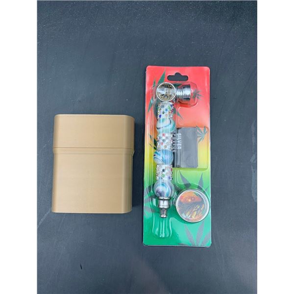 Small Pipe and Carrying Case