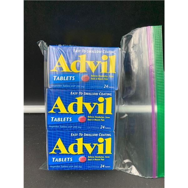 Advil Tablets (3 x 24)