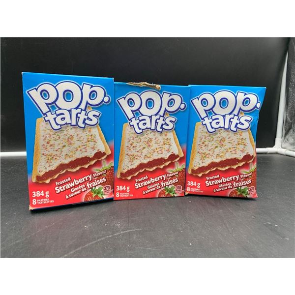 Frosted Strawberry Pop Tarts (3 x 8)