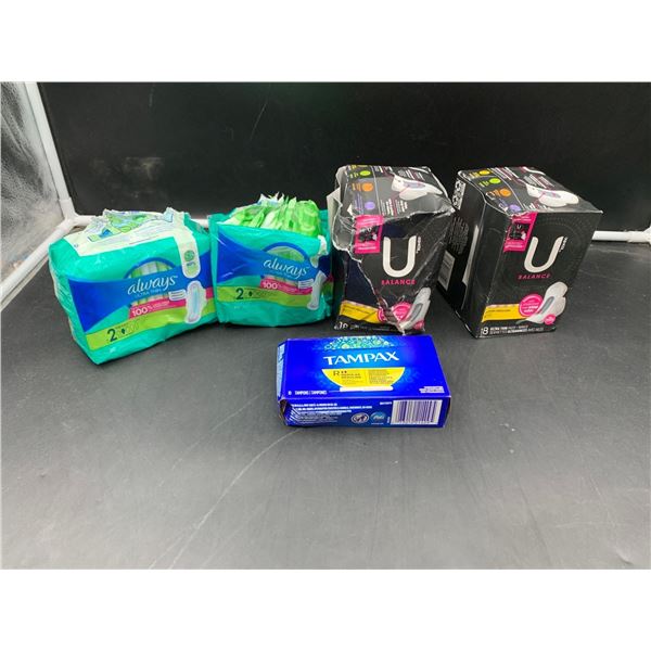 Lot of Feminine Hygene Products