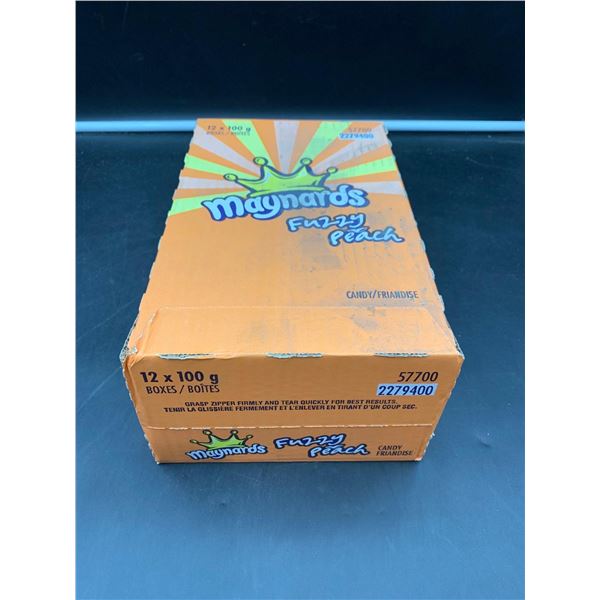 Maynards Fuzzy Peach Candy (12 x 100g)