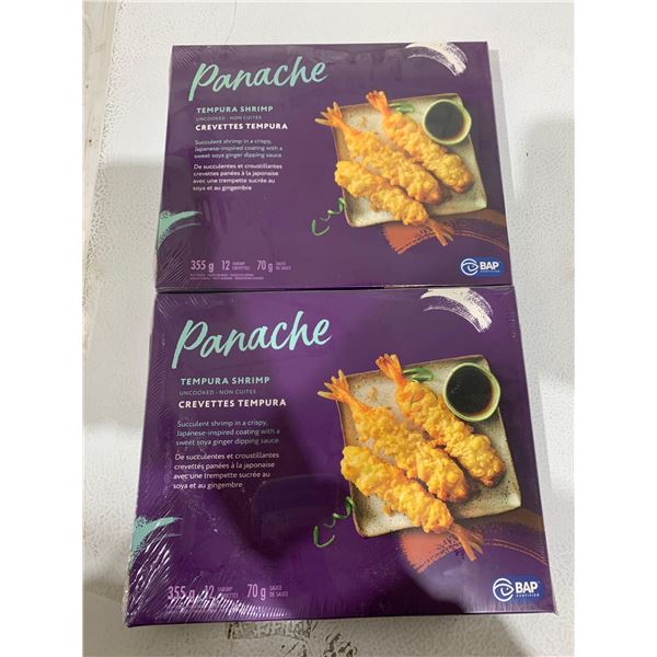 FROZEN Panache Tempura Shrimp - Uncooked - 355g with 70g Sauce