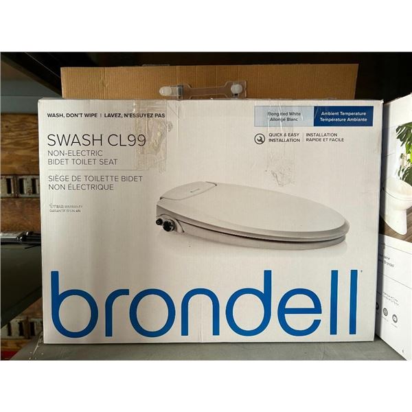 Brondell Swash CL99 Non Electric Bidet Toilet Seat