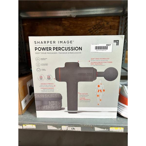 Sharper Image Power Percussion Deep Tissue Massager NO CHARGER
