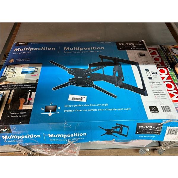 Multiposition TV Wall Mount 32"-100"