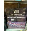 Image 1 : 8 Piece LED Lawn Stakes