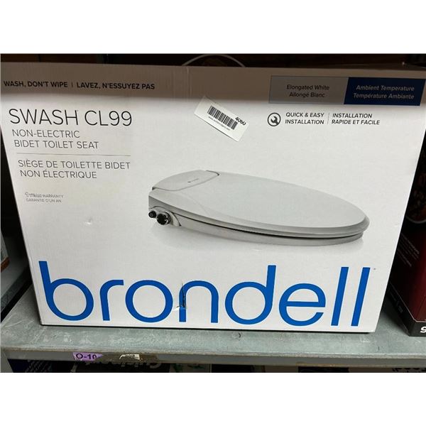Brondell Swash CL99 Non Electric Bidet Toilet Seat