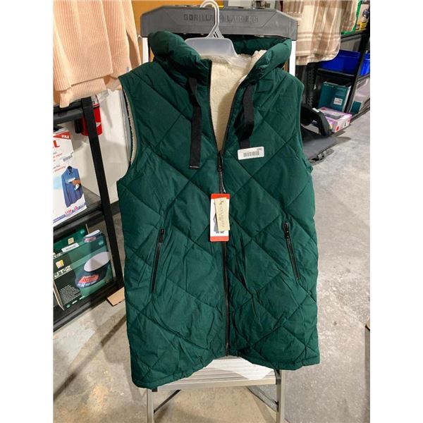 Koolaburra By Ugg Ladies Green Zipper Vest