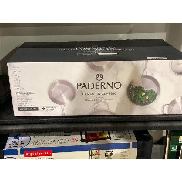 Paderno Canadian Classic 11-Piece Stainless Steel Cookware Set