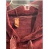 Image 3 : Denver Hayes Light Burgundy 1/2 Zip Plush Hoodie Size Medium