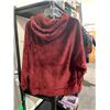 Image 4 : Denver Hayes Light Burgundy 1/2 Zip Plush Hoodie Size Medium