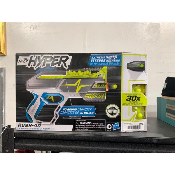 Nerf Cannon Hyper Extreme Speed Rush 40 Hopper Feed