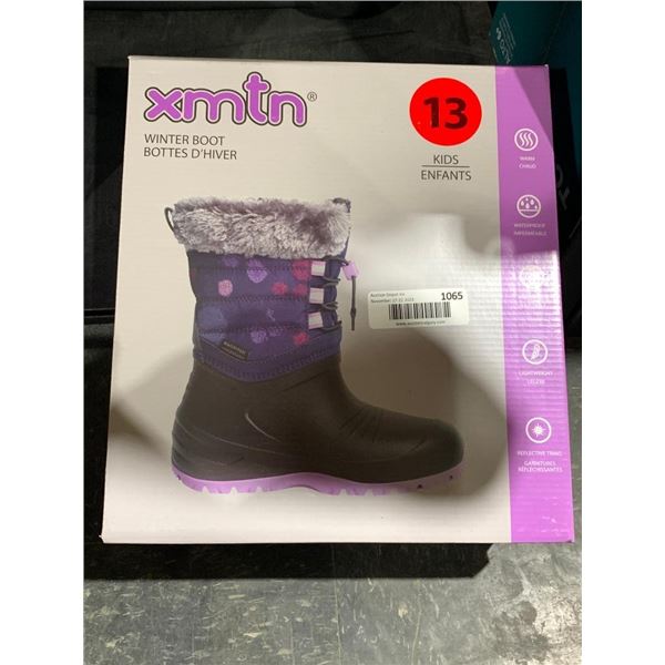 Xmtn Kids Winter Boots Size 13